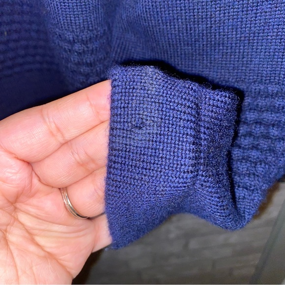 NORSE PROJECTS BUBBLE ZIP CREW KNIT SZ L #A1 - Picture 8 of 8